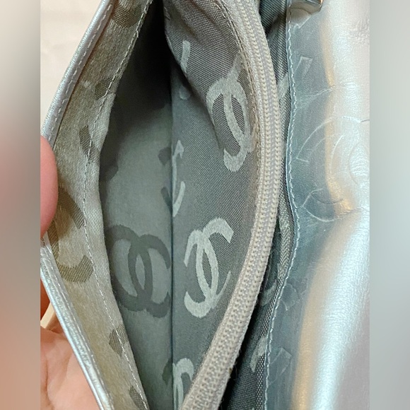 π₯LOW START-π₯π₯CHANEL Combon Line Lambskin Long Bifold Wallet - Picture 6 of 16